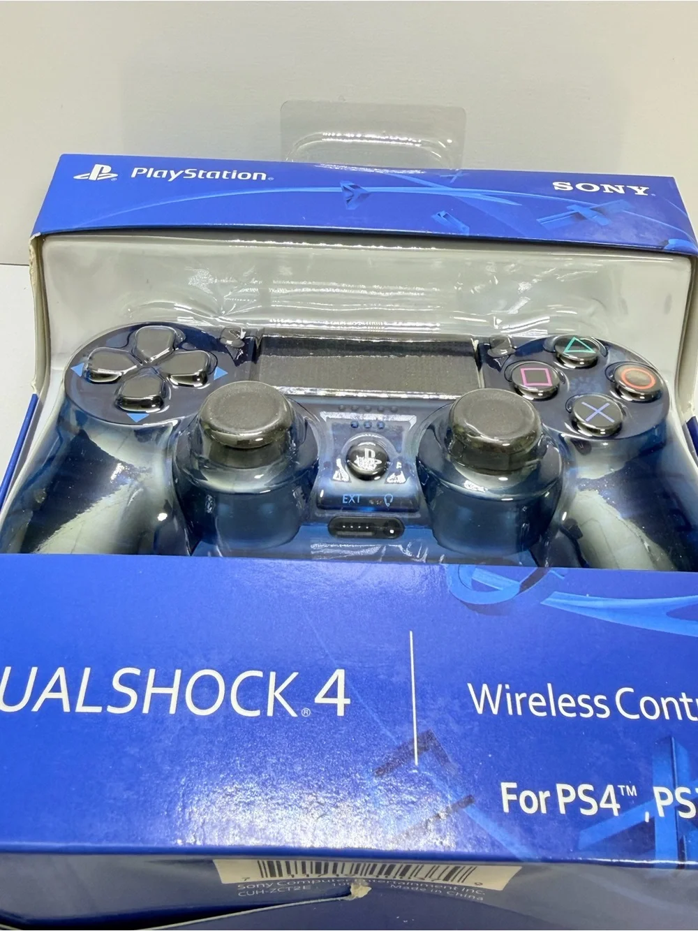 Sony DualShock 4 Wireless Controller transparent Blue